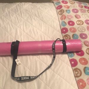 Pink yoga mat